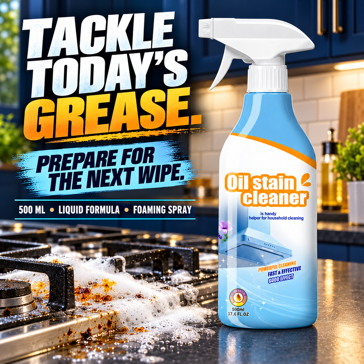 Clean the Grease. Change the Next Cleanup.