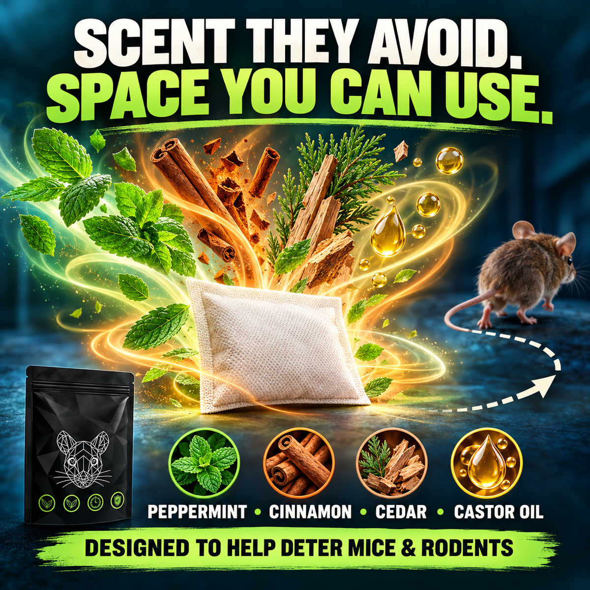 Mouse Repellent Pouches