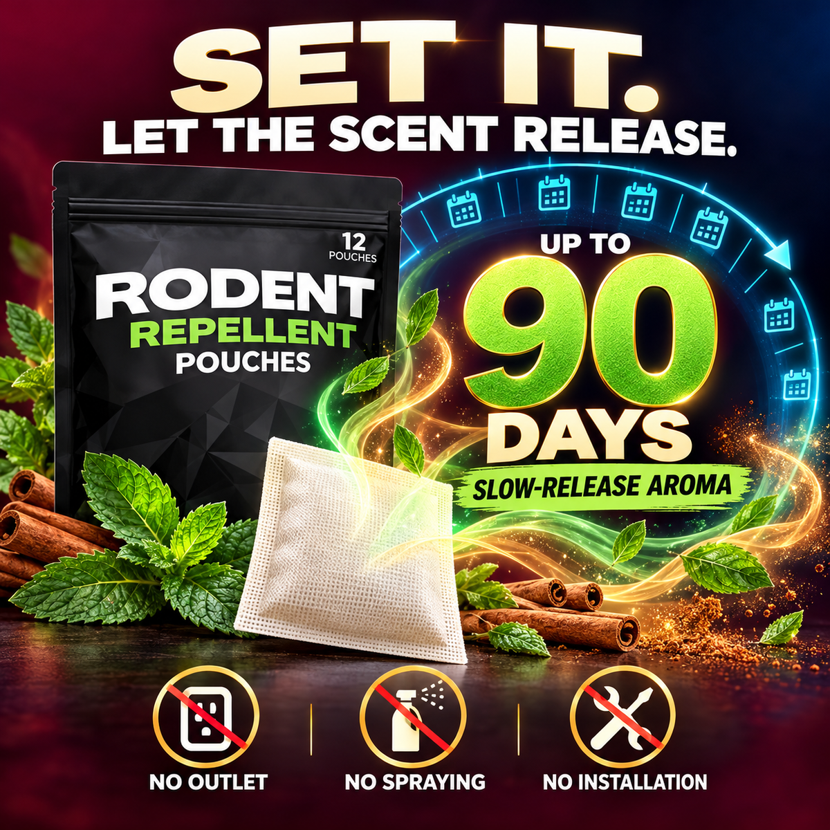 Mouse Repellent Pouches