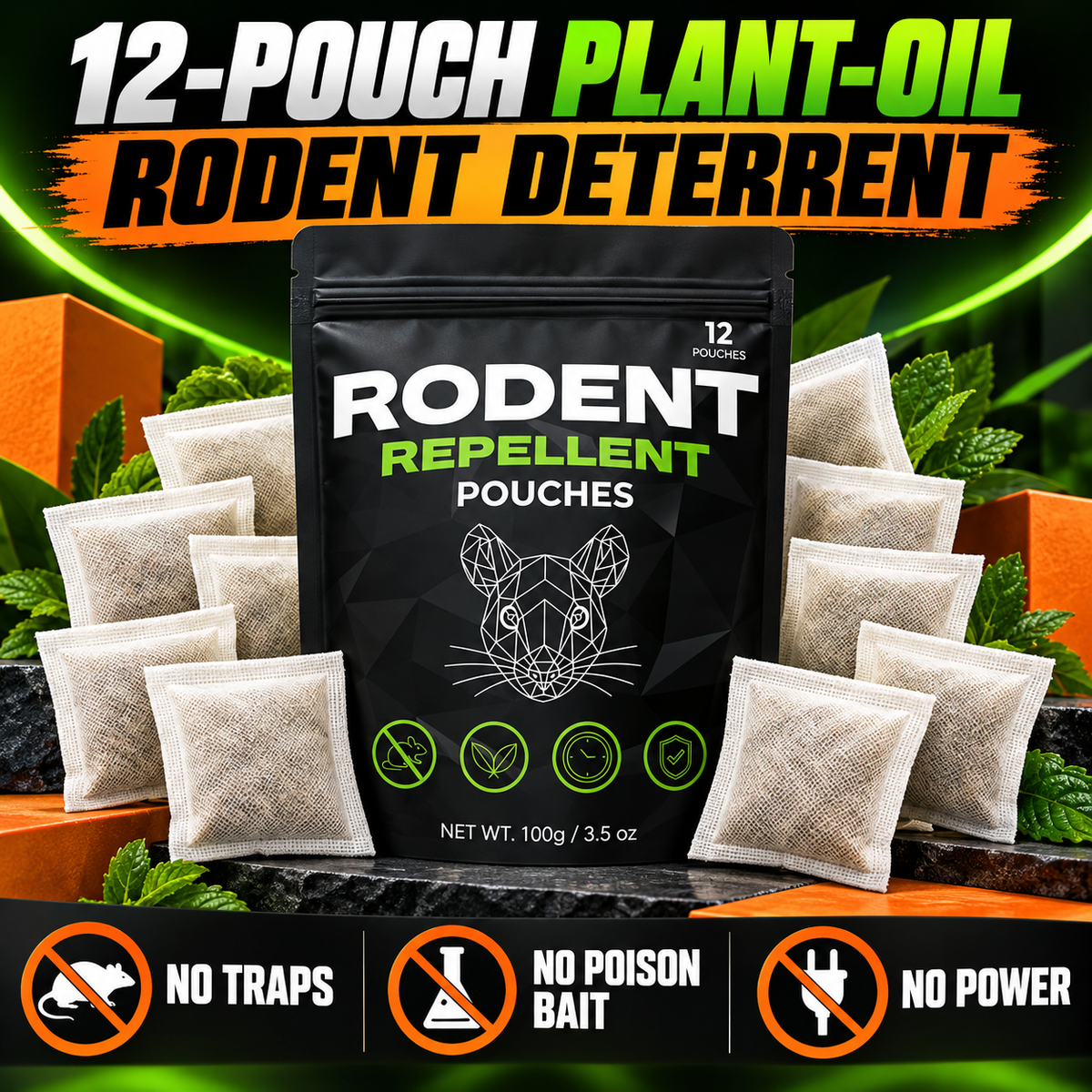 Mouse Repellent Pouches